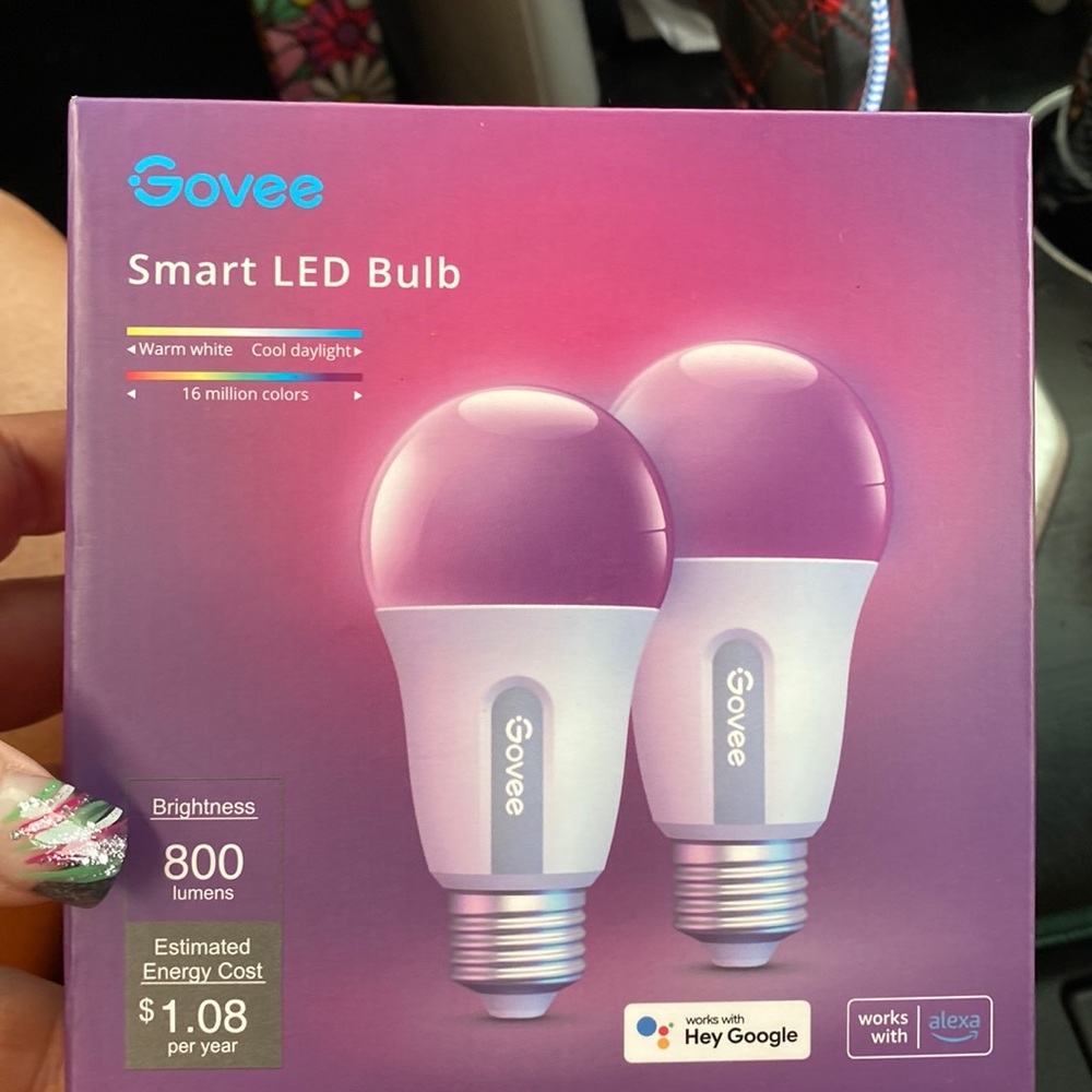 Govee smart LED bulbs 2pk